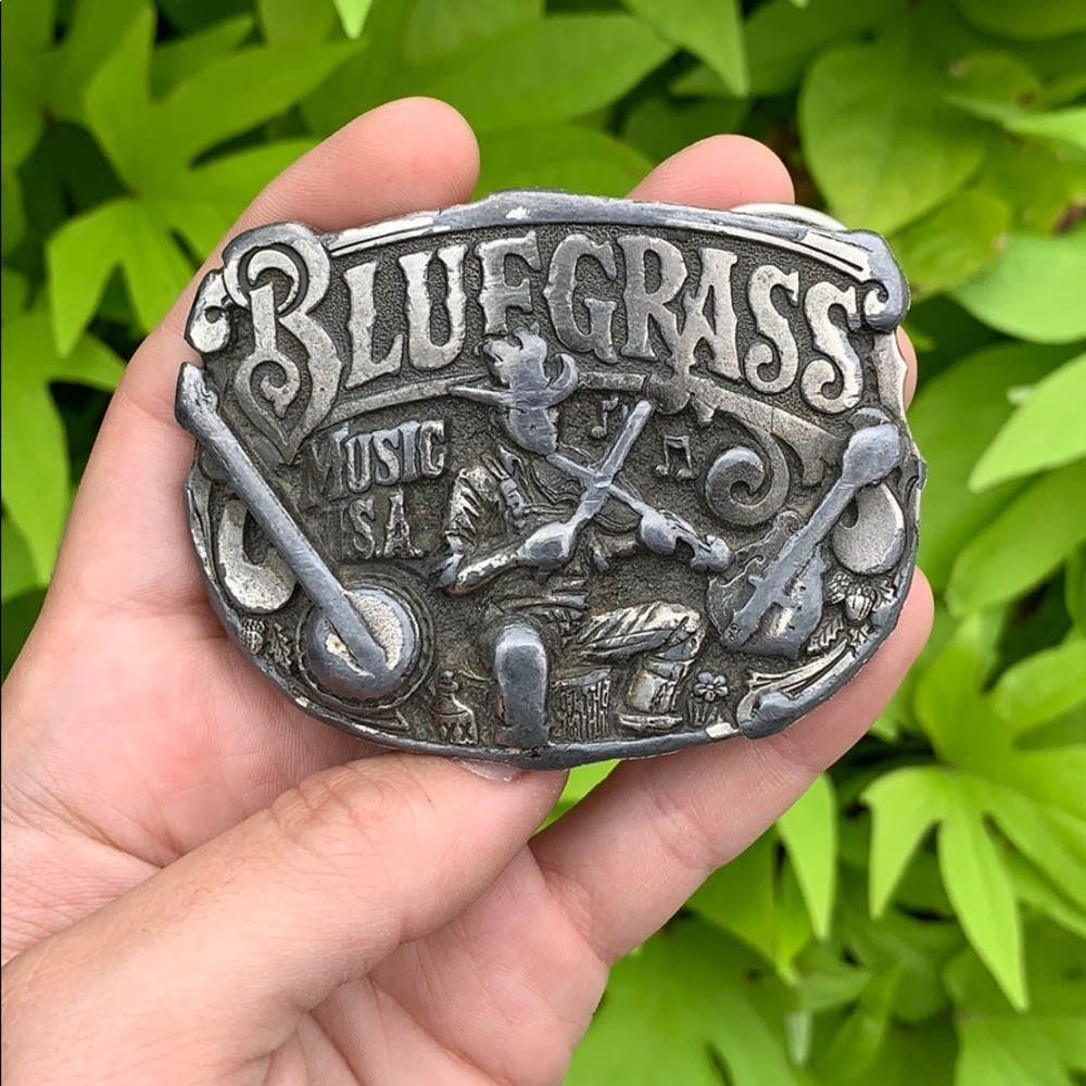 Vintage 1980’s Bluegrass Music Belt Buckle
